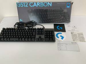 Logicool ロジクール キーボード G512 CARBON RGB メカニカル ゲーミングキーボード 中古 現状品 szlp