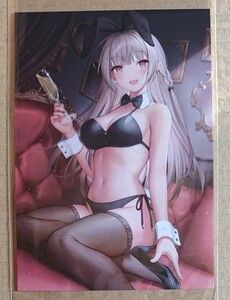 オリジナル ポストカード 美少女 バニーガール 志田 限定 イラスト展 イラストカード