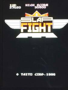 1986　タイトー・東亜プラン　アーケード基板「スラップファイト　SLAP FIGHT」JAMMA仕様　純正インスト付き　送料無料です