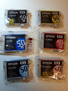 新品【未使用開封済】エプソン EPSON 純正インク IC6CL50