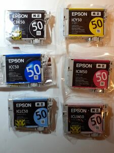 新品【未使用開封済】エプソン EPSON 純正インク IC6CL50