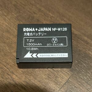 rowa japan 互換バッテリー　FUJIFILM NP-W126