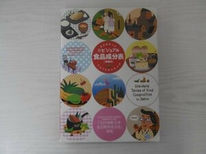 [GC1527] 食品解説つき 新ビジュアル 食品成分表 増補版 2006年6月1日 初版第2刷 大修館書店 栄養 ファストフード 市販 ビタミン 調理 肉