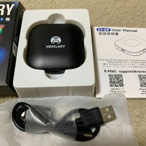 603t0219☆ carplay ai box CarPlayワイヤレスアダプター 有線接続のみの純正CarPlayを無線化する最新wirelessアダプター 道案内マップの画像2