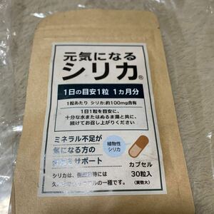 603t2214☆ 元気になるシリカ 30日分 高濃度シリカ(ケイ素)3000mg 国産無農薬 4種のミネラル 食物繊維 水溶性シリカ(植物性)