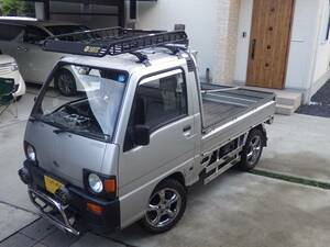 ★Sambar Truck★4WD★山形発★1990★46,000Km★Studlessincluded★Navigation★Audio★Carrier★キャンプ等★