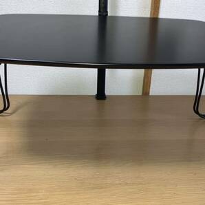 【2022年頃購入】ニトリ NITORI 折りたたみテーブル KS3 7050 ブラック / ちゃぶ台の画像3