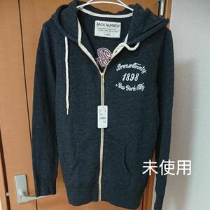 BACK NUMBER バックナンバー ライトオン ジップパーカー 新品 