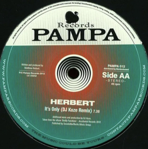 Dntel / Herbert - My Orphaned Son / It’s Only 12インチ レコード　DJ KOZE remix