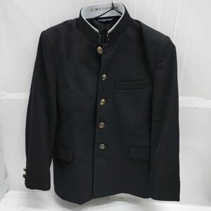 送料無料h58053 富士ヨット 学生服　上衣 150A　学生服上衣 学ラン レギュラーカラー 黒 150A 150cm 学生服 コスプレ 中学