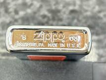 送料無料h57623 ZIPPO ジッポ オイルライター 250 REG H POL CHROME クローム プレーン 2003年 未使用品_画像6