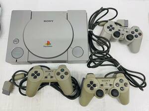 送料無料h58242 SONY ソニー PlayStation プレイステーション 本体 コントローラー ゲーム まとめ売り SCPH-5500