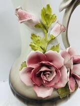 送料無料h58112 花瓶 花 置物 インテリア 陶器 花器 壺 アンティーク_画像5