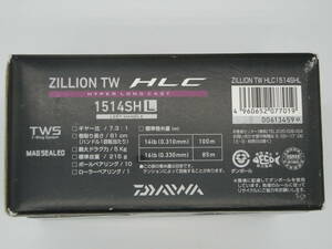 【中古美品】ダイワ '16 ジリオン TW HLC 1514SHL(左ハンドル)