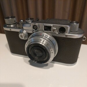 バルナックライカ Ⅲa 整備済みレンジファインダー フィルムカメラ ロシア製レンズ付