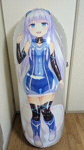 同人空ビ 海月アワノちゃんパンチングフロート中古品 難あり 空ビ 空気ビニール