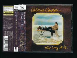 ☆VALERIE CARTER☆THE WAY IT IS / FIND A RIVER☆2017年日本盤UHQCD☆PONY CANYON PCCY-50083☆ヴァレリー・カーター☆