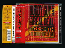 ☆BUDDY GUY☆LIVE! THE REAL DEAL☆1997年帯付日本盤☆SILVERTONE / CUTTING EDGE / AVEX CTCZ-30008☆SAMPLE☆_画像1