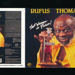 ☆RUFUS THOMAS☆THAT WOMAN IS POISON!☆1989年帯付日本盤☆ALLIGATOR / CENTURY RECORD / PONY CANYON 25ED6011☆の画像5