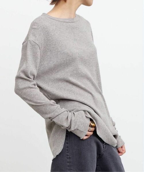 アパルトモン【23AW】Rib L/S T-SH リブカットソー ドゥーズィエムクラス