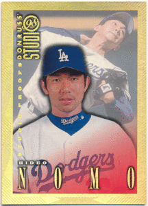 野茂英雄 MLB 1998 Donruss Studio Studio Proofs Gold 300枚限定 ゴールドパラレルカード Hideo Nomo