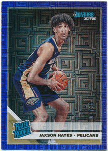 Jaxson Hayes 2019-20 Panini Donruss Choice RC Rated Rookie Inifinite Blue Parallel 35枚限定 ルーキーパラレル ジャクソン・ヘイズ