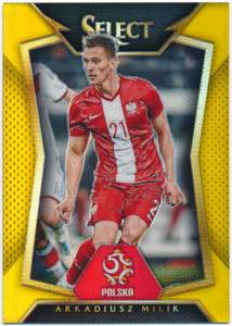 Arkadiusz Milik 2015-16 Panini Select Gold Prizm 10枚限定 ゴールドプリズム アルカディウシュ・ミリク