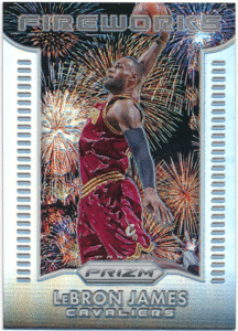 LeBron James NBA 2015-16 Panini Prizm Fireworks Silver Prizm シルバープリズム レブロン・ジェームス