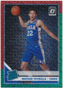 Matisse Thybulle NBA 2019-20 Panini Donruss Optic Choice RC Rated Rookie Red Green Prizm ルーキープリズム マティス・サイブル