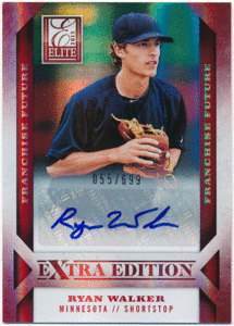 ☆ Ryan Walker 2013 Panini Elite Extra Edition Franchise Future Signature Auto 699枚限定 直筆サイン オート ライアン・ウォーカー