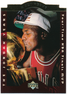 Michael Jordan NBA 1996-97 Upper Deck UD A Cut Above Four-Time NBA Finals MVP CA9 マイケル・ジョーダン