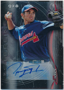 ☆ Jose Peraza MLB 2014 Bowman Sterling Prospect Signature Auto 直筆サイン オート ホセ・ペラザ