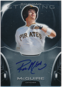 ☆ Reese McGuire MLB 2013 Bowman Sterling Prospect Signature Auto 直筆サイン オート リース・マグワイア