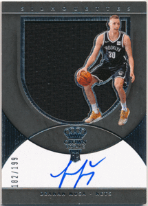 Dzanan Musa NBA 2018-19 Panini Crown Royale RC Rookie Silhouettes Jersey Auto 199枚限定 ルーキージャージオート ジャナン・ムサ