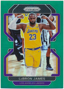 LeBron James NBA 2021-22 Panini Prizm Green Prizm グリーンプリズム レブロン・ジェームス