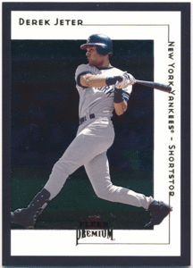 Derek Jeter MLB 2001 Fleer Premium Promotional Sample サンプルカード デレク・ジーター
