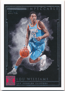 Lou Williams NBA 2018-19 Panini Impeccable Silver Parallel 49枚限定 シルバーパラレルカード ルー・ウィリアムズ