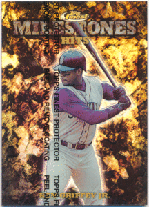 Ken Griffey Jr. 1999 Topps Finest Milestones Hits Refractor 3000枚限定 リフラクターカード ケン・グリフィー・ジュニア