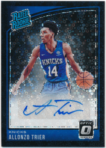 Allonzo Trier 18-19 Donruss Optic Fast Break RC Rated Rookie Black Prizm Auto 世界1枚限定 ルーキーブラックプリズムオート トリアー