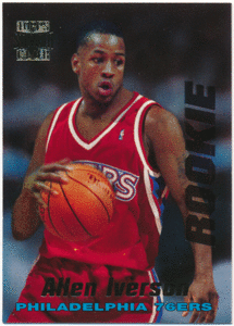 Allen Iverson NBA 1996-97 Topps Stadium Club RC Rookie Card R1 アレン・アイバーソン