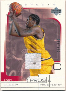 Eddy Curry NBA 2001-02 Upper Deck UD Pros & Prospects RC Rookie Shoes Card 350枚限定 ルーキーシューズカード エディ・カリー