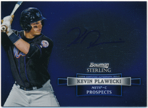 ☆ Kevin Plawecki MLB 2012 Bowman Sterling Prospect Signature Auto 直筆サイン オート ケビン・プラウェッキー