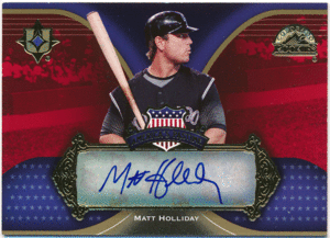 ☆ Matt Holliday MLB 2007 Upper Deck UD Ultimate Collection Signature Auto 直筆サイン オート マット・ホリデー