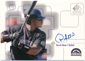 ☆ Derrick Gibson MLB 2006 Upper Deck UD SP Signature Edition Auto 直筆サイン オート デリック・ギブソン