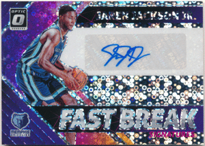 Jaren Jackson Jr. 2018-19 Panini Donruss Optic Fast Break RC Rated Rookie Prizm Auto ルーキープリズムオート ジャレン・ジャクソン