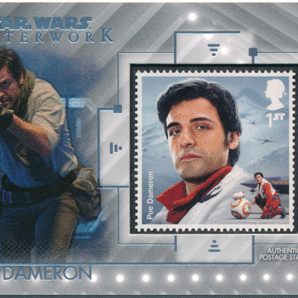 Poe Dameron 2020 Topps Star Wars Masterwork Commemorative Stamp Relic Card スタンプカード スターウォーズ ポー・ダメロンの画像1