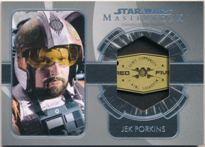 Jek Porkins 2020 Topps Star Wars Masterwork Commemorative Dog Tag Medallion Card 99枚限定 メダリオンカード ジェック・ポーキンス