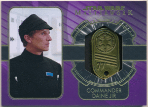 Commander Daine Jir 2020 Topps Star Wars Masterwork Commemorative Dog Tag Medallion Card Purple 50枚限定 メダリオンカード