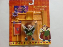 マテル ディズニー ノートルダムの鐘 カジモド PVC 台紙 Disney The Hunchback of Notre Dame Quasimodo MATTEL 69414　_画像1