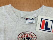 90s デッド　USA製　フィラ　Tシャツ　L　FILA ギミックプリント_画像3